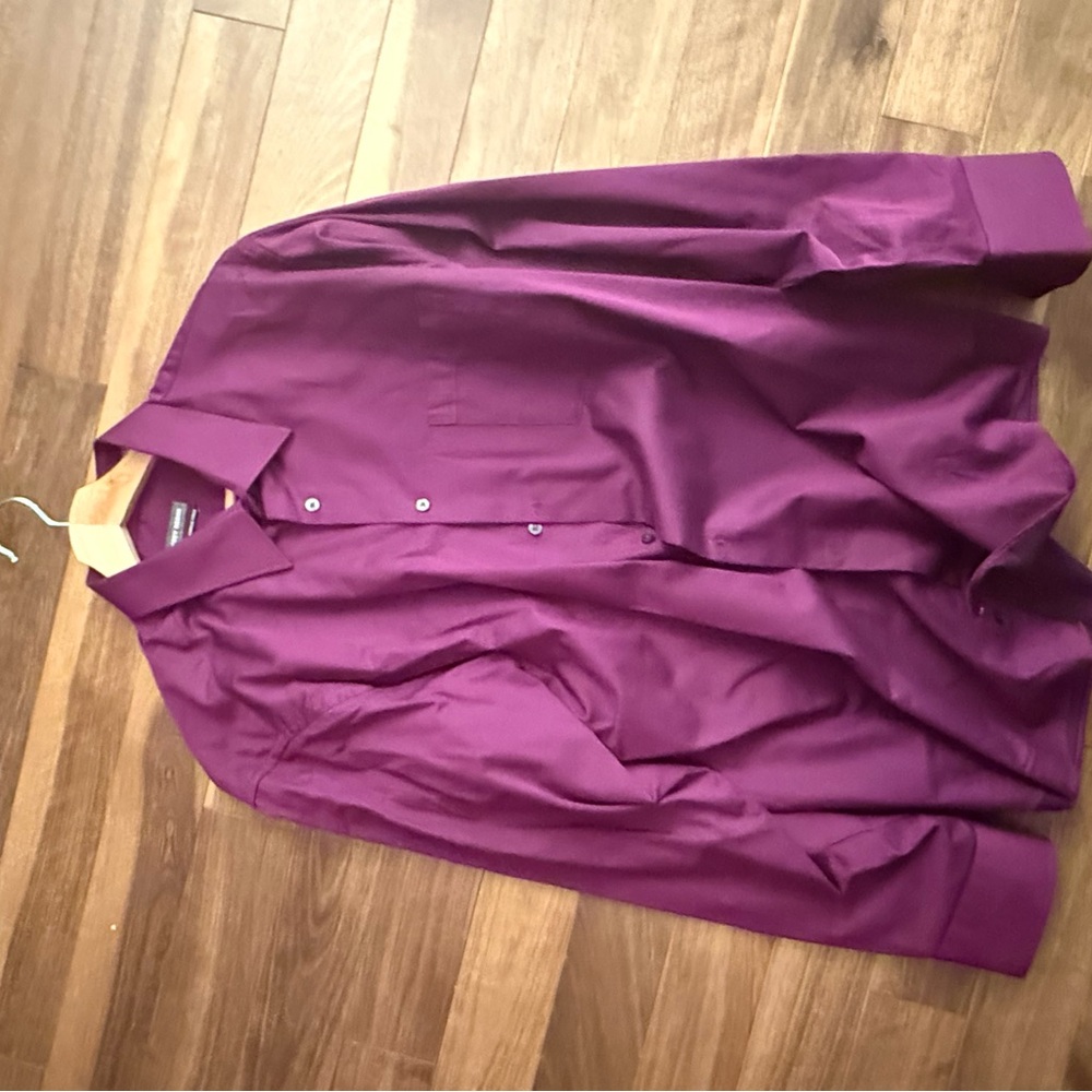 Michael Kors Rich Purple Dress Shirt